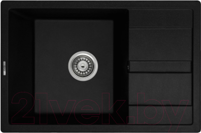 Мойка кухонная ZORG Apollo 78 (черный оникс) - фото