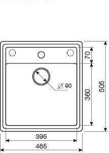 Мойка кухонная ZORG Como 46