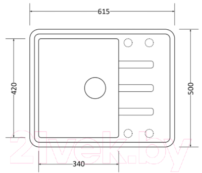 Мойка кухонная ZORG Subline 40