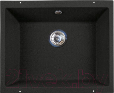 Мойка кухонная ZORG Subline 50 (черный оникс) - фото