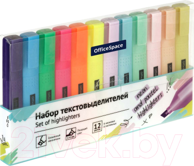 Набор маркеров OfficeSpace HL12_54992 - фото