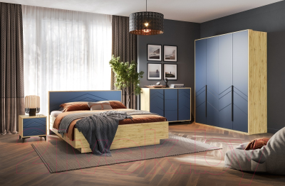 Прикроватная тумба Мебель-КМК 2Я Тиана КМК 0967.19