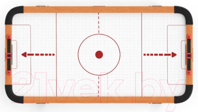 Аэрохоккей UNIX Line GTHU125X65WD