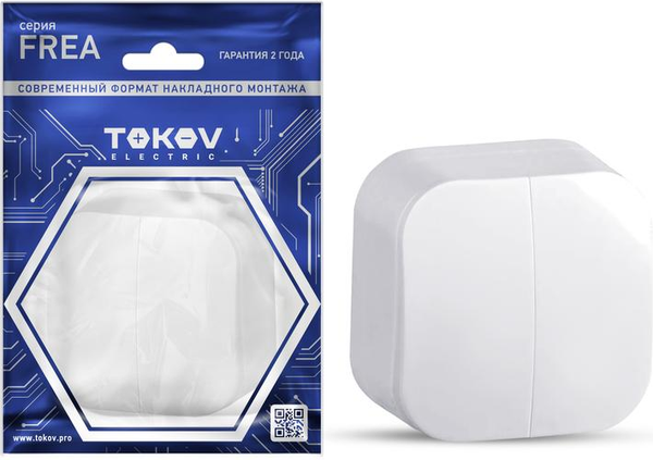Выключатель Tokov Electric Frea TKE-FR-V2-C01 - фото