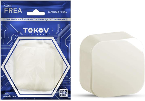 Выключатель Tokov Electric Frea TKE-FR-V1-C02 - фото