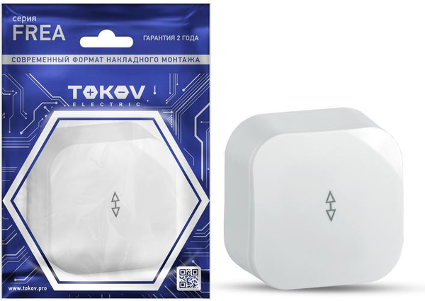 Выключатель Tokov Electric Frea TKE-FR-P1-C01 - фото