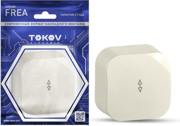 Выключатель Tokov Electric Frea TKE-FR-P1-C02 - фото