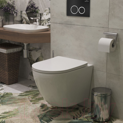 Унитаз подвесной с инсталляцией Roxen StounFix Dual Fresh 506406