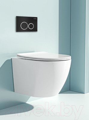 Унитаз подвесной с инсталляцией Roxen StounFix Dual Fresh 506406