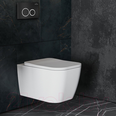 Унитаз подвесной с инсталляцией Roxen StounFix Dual Fresh 506802