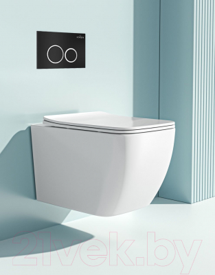 Унитаз подвесной с инсталляцией Roxen StounFix Dual Fresh 506802