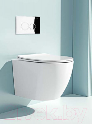 Унитаз подвесной с инсталляцией Roxen StounFix Dual Fresh 508565