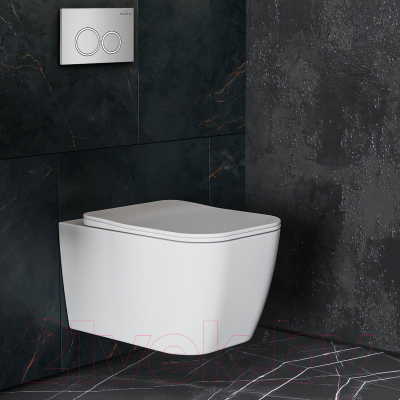 Унитаз подвесной с инсталляцией Roxen StounFix Dual Fresh 513314