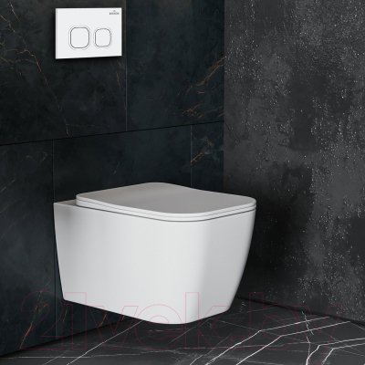 Унитаз подвесной с инсталляцией Roxen StounFix Dual Fresh 534002