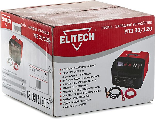 Пуско-зарядное устройство Elitech УПЗ 30/120