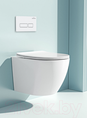 Унитаз подвесной с инсталляцией Roxen StounFix Dual Fresh 569295