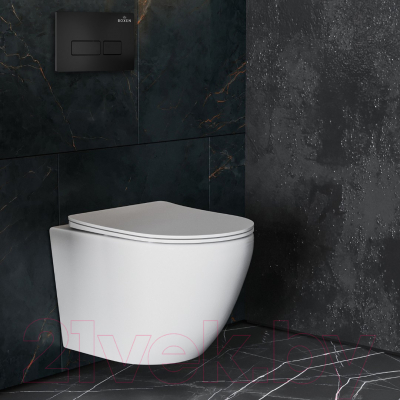 Унитаз подвесной с инсталляцией Roxen StounFix Dual Fresh 577729