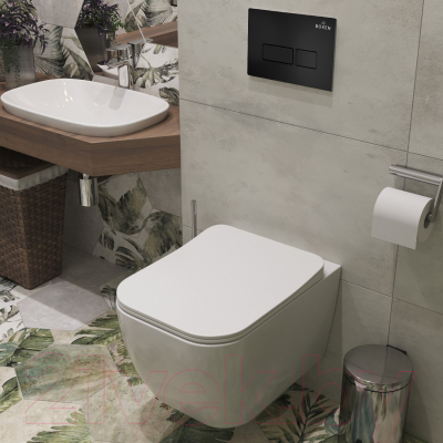 Унитаз подвесной с инсталляцией Roxen StounFix Dual Fresh 579341