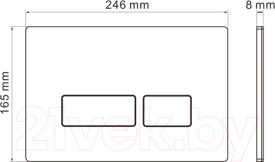 Унитаз подвесной с инсталляцией Roxen StounFix Dual Fresh 579341