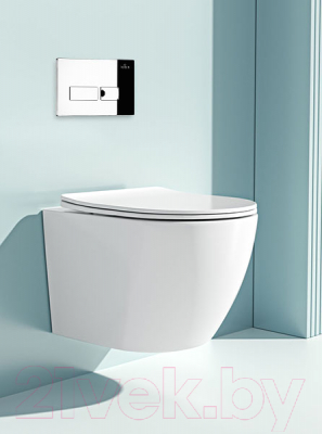 Унитаз подвесной с инсталляцией Roxen StounFix Dual Fresh 583589