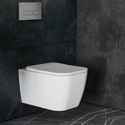 Унитаз подвесной с инсталляцией Roxen StounFix Dual Fresh 606295