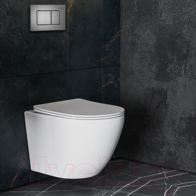 Унитаз подвесной с инсталляцией Roxen StounFix Dual Fresh 613423