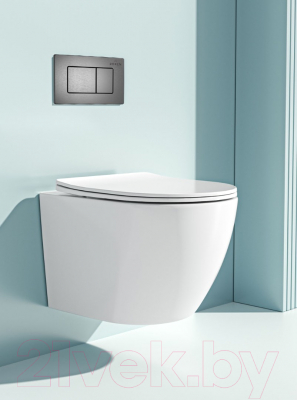 Унитаз подвесной с инсталляцией Roxen StounFix Dual Fresh 613423