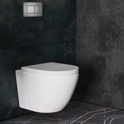 Унитаз подвесной с инсталляцией Roxen StounFix Dual Fresh 614314