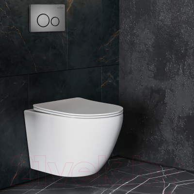 Унитаз подвесной с инсталляцией Roxen StounFix Dual Fresh 624013