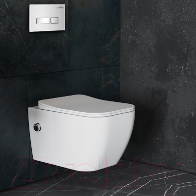 Унитаз подвесной с инсталляцией Roxen StounFix Slim 640526