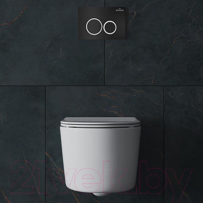 Унитаз подвесной с инсталляцией Roxen StounFix Dual Fresh 911522