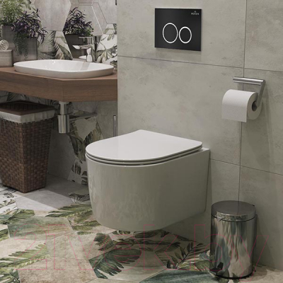 Унитаз подвесной с инсталляцией Roxen StounFix Dual Fresh 911522