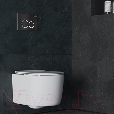 Унитаз подвесной с инсталляцией Roxen StounFix Dual Fresh 911522