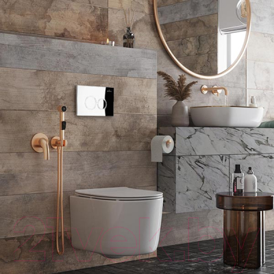 Унитаз подвесной с инсталляцией Roxen StounFix Dual Fresh 913681