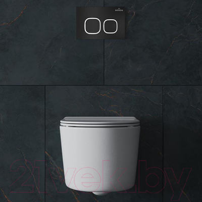 Унитаз подвесной с инсталляцией Roxen StounFix Dual Fresh 917914