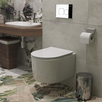 Унитаз подвесной с инсталляцией Roxen StounFix Dual Fresh 918025