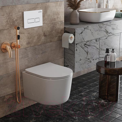 Унитаз подвесной с инсталляцией Roxen StounFix Dual Fresh 920247