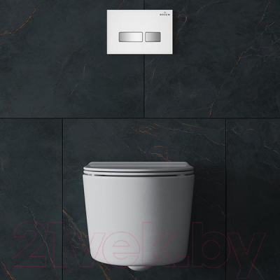 Унитаз подвесной с инсталляцией Roxen StounFix Dual Fresh 964407