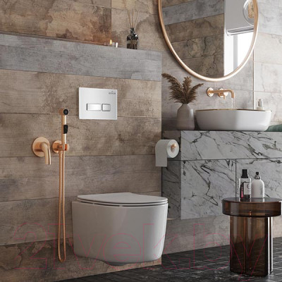 Унитаз подвесной с инсталляцией Roxen StounFix Dual Fresh 964407