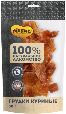 Лакомство для собак Мнямс Куриные грудки / 705939 - фото