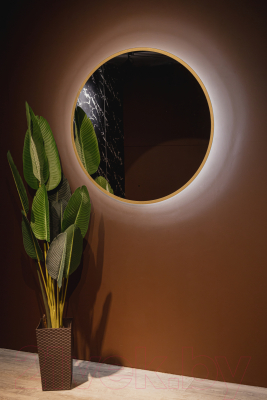 Зеркало Silver Mirrors Monaco Gold D100 / LED-00002767