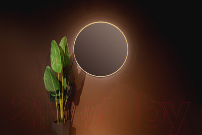 Зеркало Silver Mirrors Monaco Gold D100 / LED-00002767