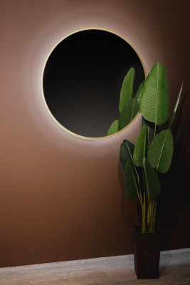 Зеркало Silver Mirrors Monaco Gold D100 / LED-00002767