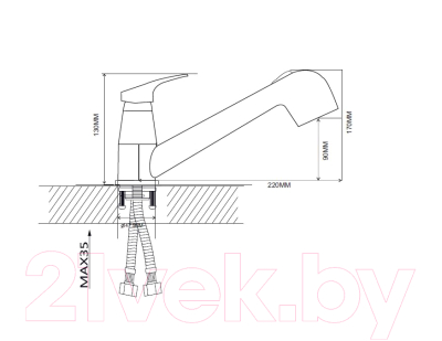 Смеситель Ekko EM6013
