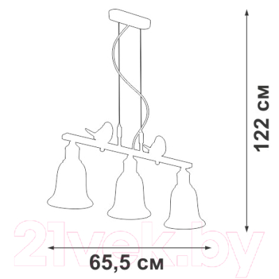 Люстра Vitaluce V2958-0/3S