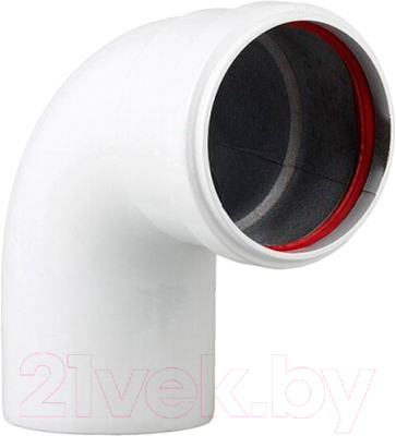 Поворот дымохода Ariston 90° Ду 80 PPS для конденсационных котлов - фото