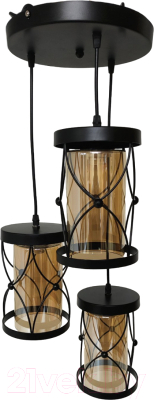 Потолочный светильник Mirastyle SX-N-8870/3H BK - фото