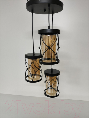 Потолочный светильник Mirastyle SX-N-8870/3H BK