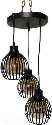 Потолочный светильник Mirastyle SX-N-8882/3H BK - фото