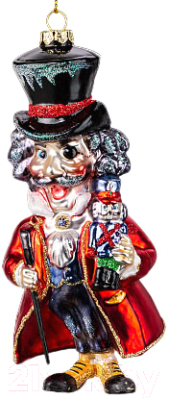 Елочная игрушка Erich Krause Decor. Дроссельмейер с Щелкунчиком / 59277 - фото